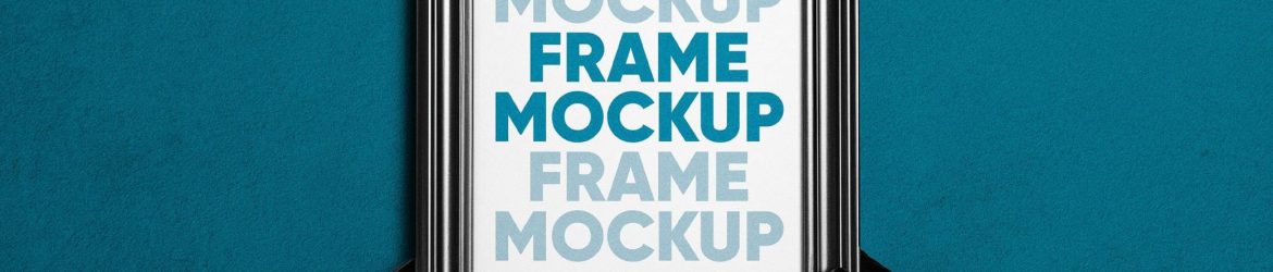 Free Hand Holding Photo Frame Mockup PSD
