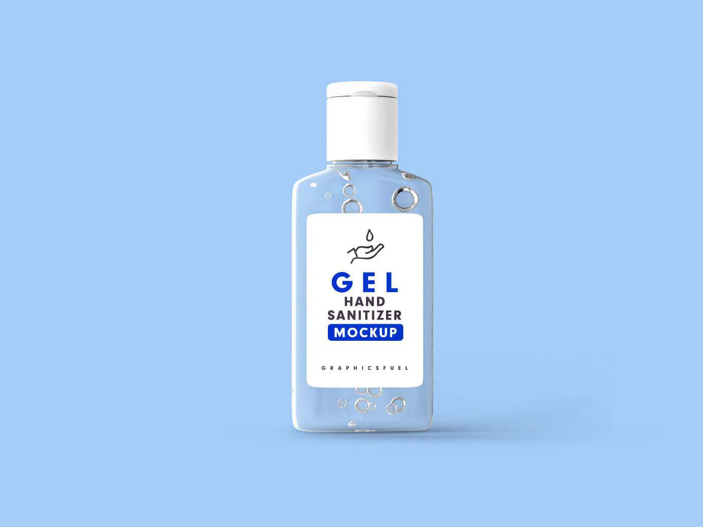 Free Hand Sanitizer Gel Bottle Mockup PSD - Best Free Mocckups