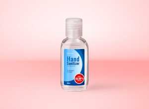 Free Hand Sanitizer Small Plastic Bottle Mockup - Best Free Mocckups