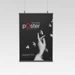 Free Hanging Poster PSD Mockup - Best Free PSD Mockups