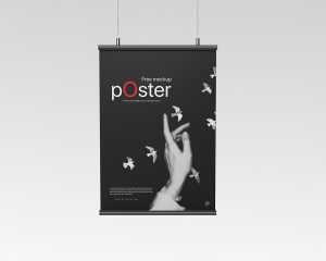 Free Hanging Poster PSD Mockup - Best Free PSD Mockups