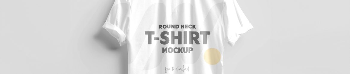 Free Hanging T-Shirt Mockup