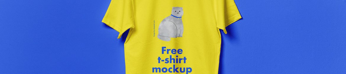Free Hanging T-shirt Mockup PSD