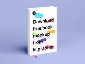 Free Hard Cover Book Mockup PSD