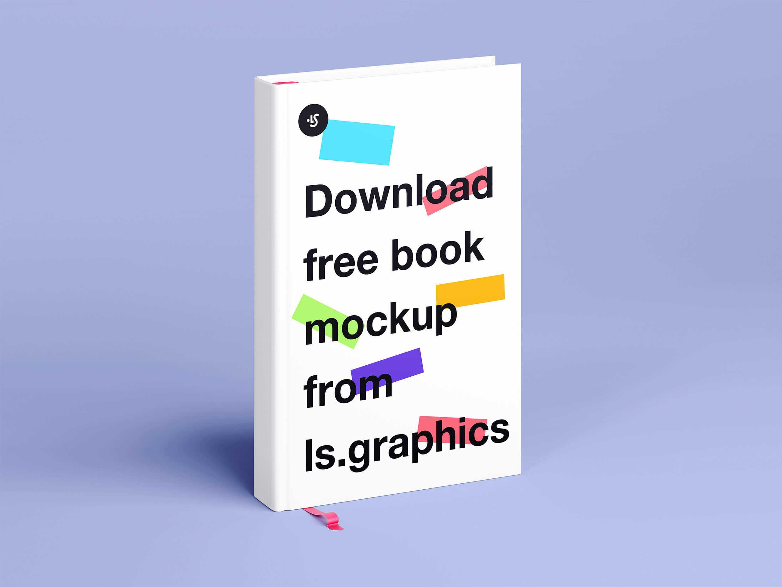 Free Hard Cover Book Mockup PSD