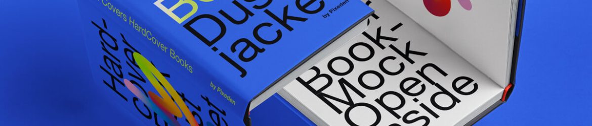 Free Hard Cover Opened Book Mockup PSD