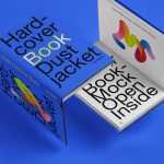 Free Hard Cover Opened Book Mockup PSD