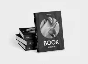 Free Hardcover Book Mockups 3 PSD set