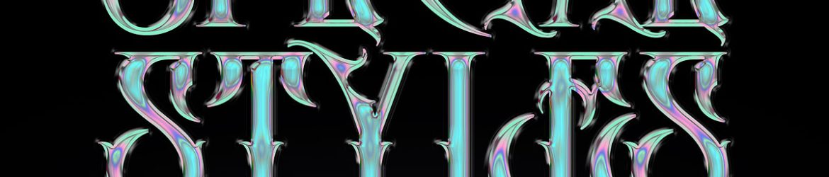 Free Holographic Chrome Text Effect PSD Vol.1