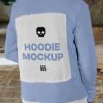 Free Hoodie Back Mockup