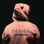 Free Hoodie Back Mockup PSD
