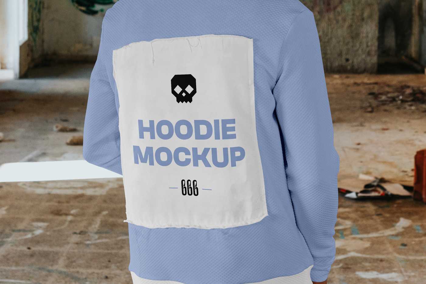 Free Hoodie Back Mockup