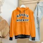 Free Hoodie Hanging On Rope Mockup PSD - Best Free Mockups | PsFiles