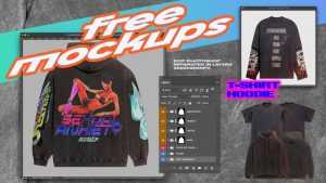 Free Hoodie T-Shirt Mockup PSD