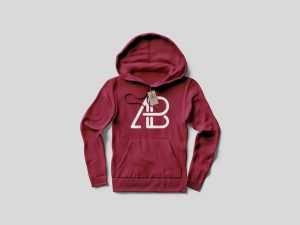 Free Hoodie with Price Tag Mockup PSD