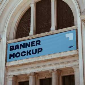 Free Horizontal Banner PSD Mockup