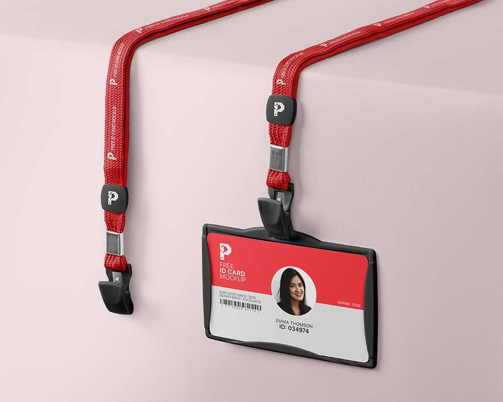 Free ID Card Mockup PSD