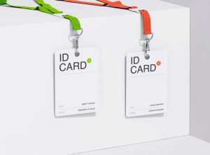 Free ID Cards Mockup PSD