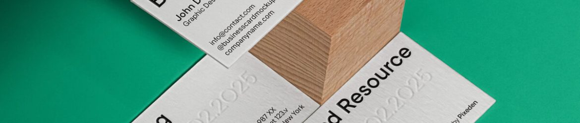 Free Identity Branding Business Card Mockup PSD
