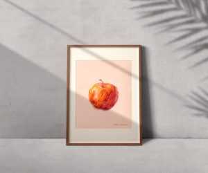 Free Indoor Photo Frame Mockup PSD with Shadow Overlay