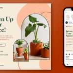 Free Indoor Plants Sale Social Media Post Design PSD Template – Download Now!