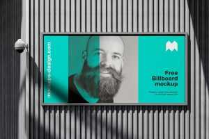 Free Industrial Billboard Mockups PSD set