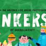 Free Ink Brushes Photoshop