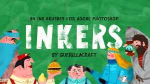 Free Ink Brushes Photoshop