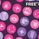 Free Instagram Highlights Icons PSD Template