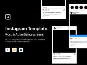 Free Instagram Post and Advertising Templates PSD PSD - Free Photoshop PsFiles