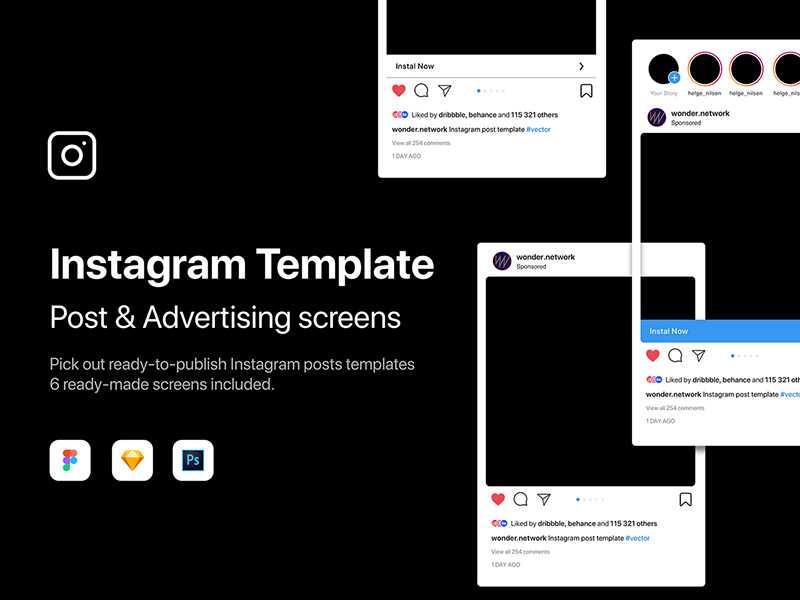 Free Instagram Post and Advertising Templates PSD PSD - Free Photoshop PsFiles
