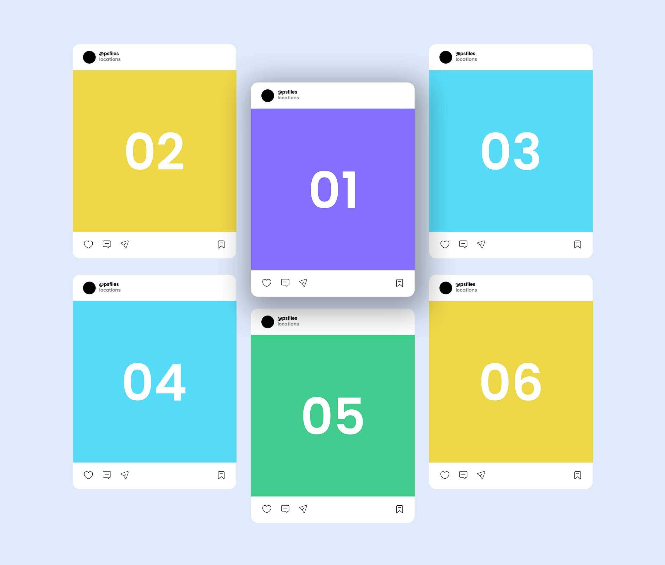 Free Instagram Post Mockup PSD 2026