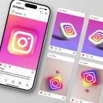 Free Instagram Post Mockup PSD Download – Multiple Instagram Feed & Template Mockup Pack
