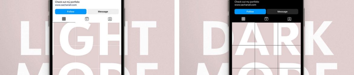Free Instagram Profile Mockup on Phone PSD