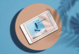 Free iPad Mini with Apple Pencil Mockup