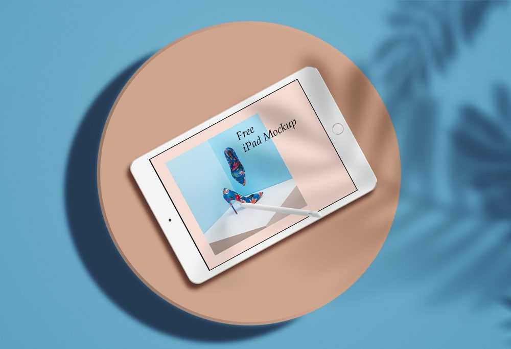 Free iPad Mini with Apple Pencil Mockup