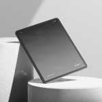 Free iPad Pro Mockup On Round Podium