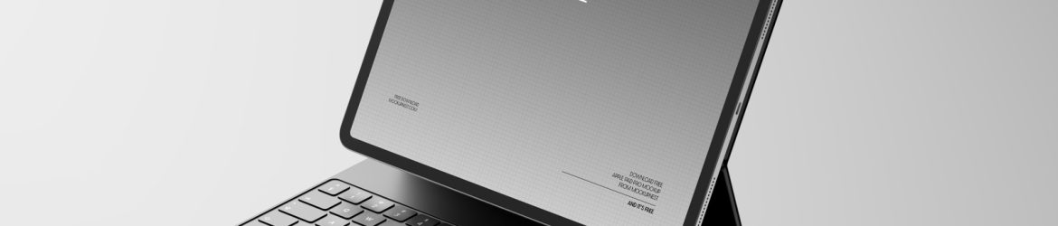 Free iPad Pro With Magic Keyboard Mockup