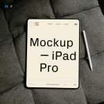 Free iPad Pro with Pencil Mockup