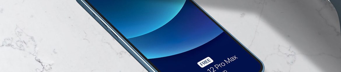 Free iPhone 12 Pro Max Mockup PSD