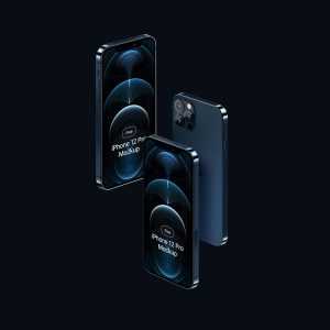 Free iPhone 12 Pro Mockup PSD PSD