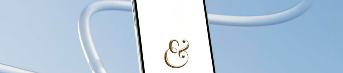 Free iPhone 14 Mockup on Tripod