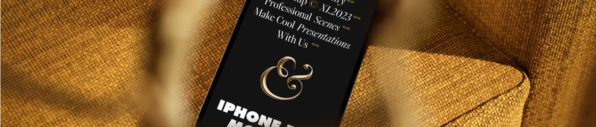 Free iPhone 14 on Armchair Mockup