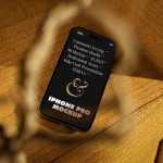 Free iPhone 14 on Armchair Mockup - Free PSD Download Free iPhone 14 on Armchair Mockup