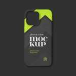 Free iPhone 14 Pro Max Case Mockup PSD Set