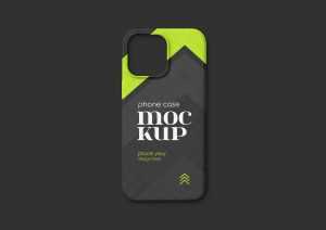 Free iPhone 14 Pro Max Case Mockup PSD Set