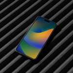 Free iPhone 14 Pro Max Mockup PSD Perspective View
