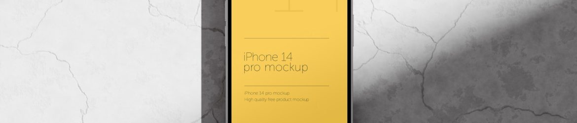 Free Iphone 14 Pro Mockup