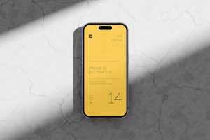 Free Iphone 14 Pro Mockup