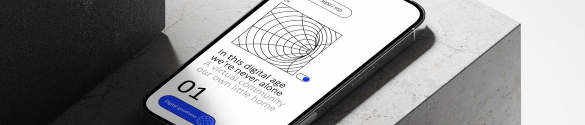 Free iPhone 14 Pro Mockup PSD